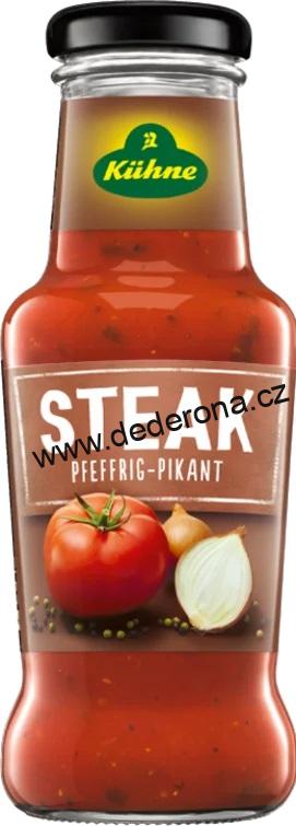 Kühne - Grilovací omáčka STEAK pepřová-pikantní 250ml - Německo!