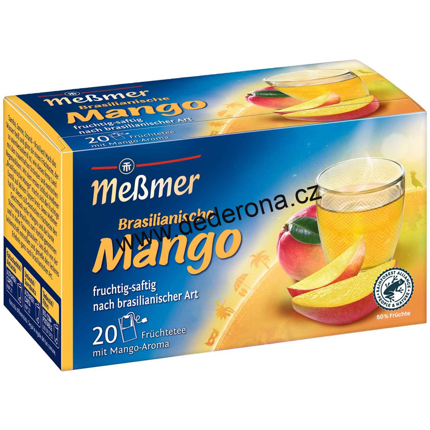 Messmer - Ovocný čaj BRAZILSKÉ MANGO 45g - Německo!