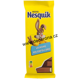 Nestlé NESQUIK - Mléčná čokoláda s mléčnou náplní 100g - Německo!
