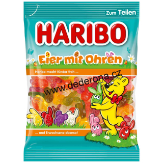 HARIBO - VELIKONOČNÍ VAJÍČKA s OUŠKY 200g - Německo!